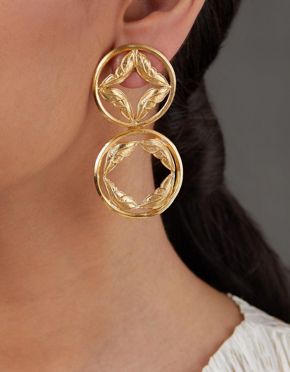 Circ Duo Winged Earrings