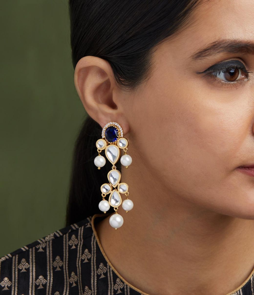 Polki Earrings