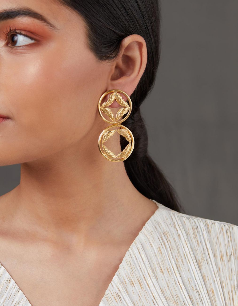 Circ Duo Winged Earrings