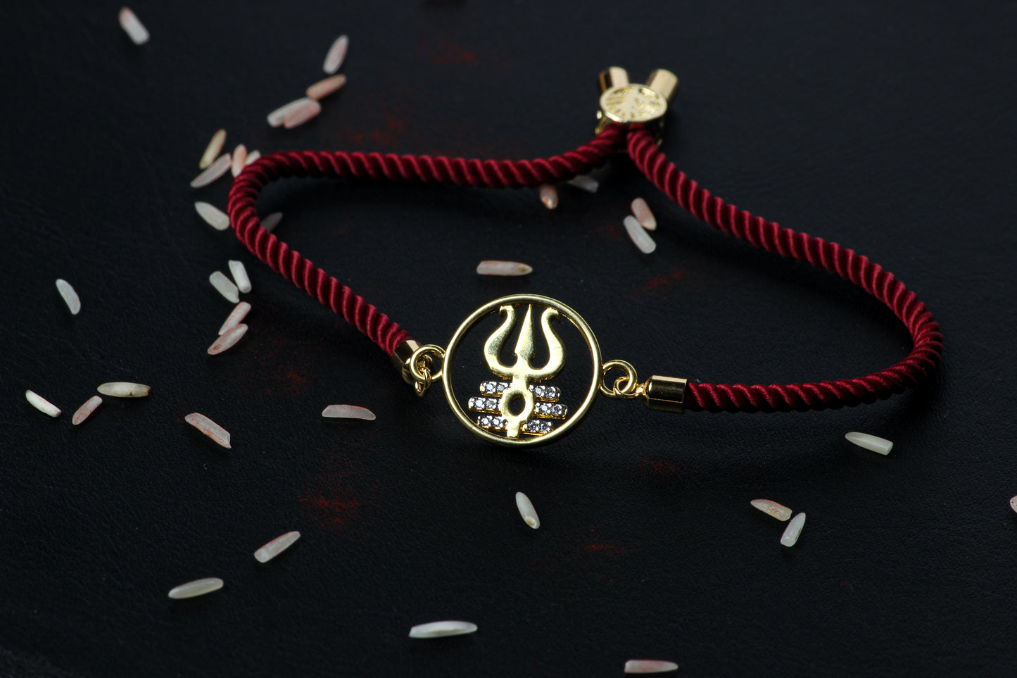 Trishul with Eye Thread Bracelet