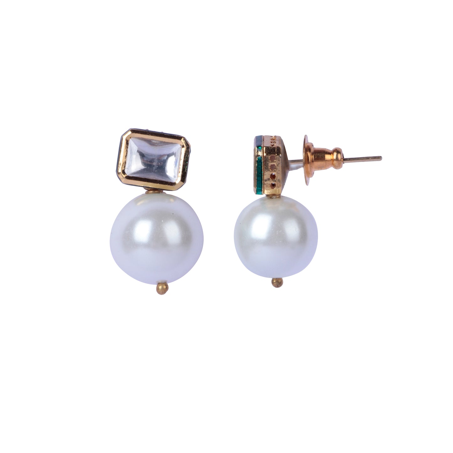 Kundan Pearl Earring