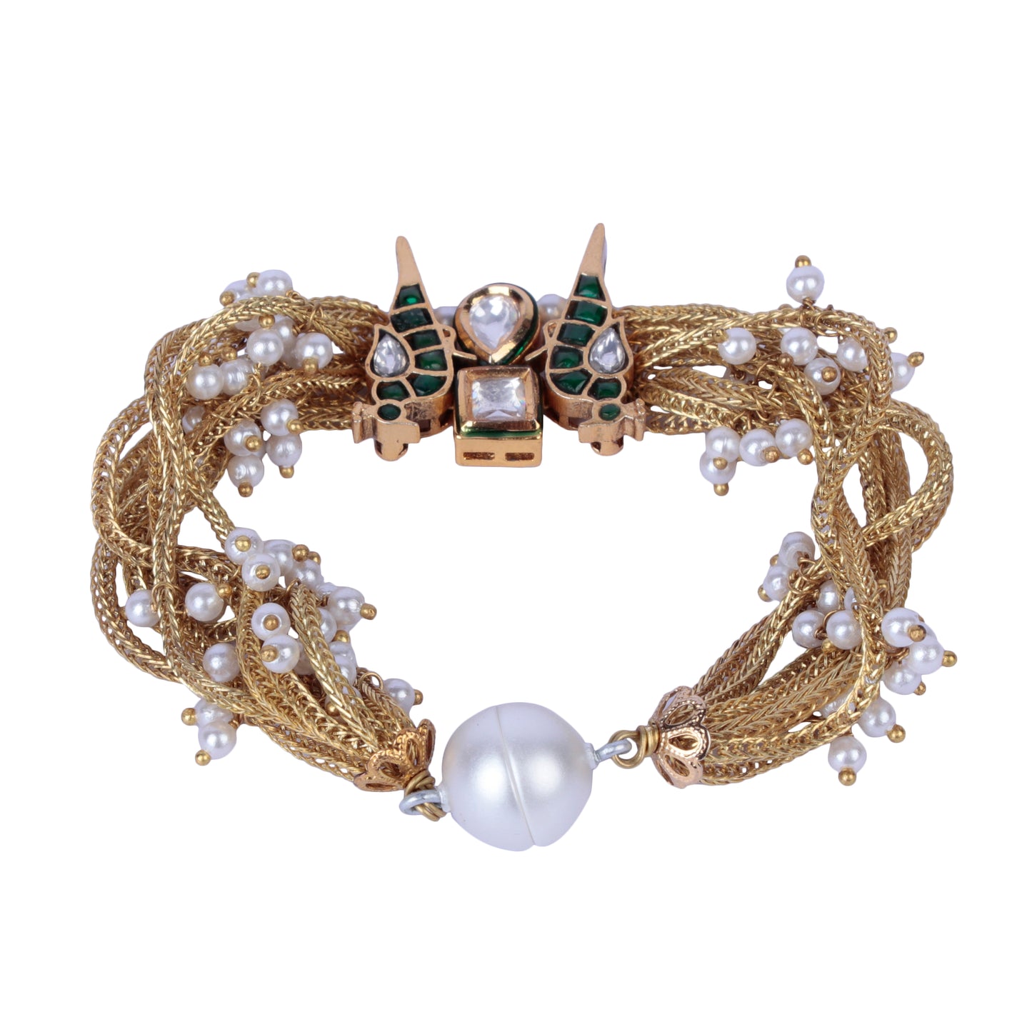 Moira Green Bird Magnet Bracelet