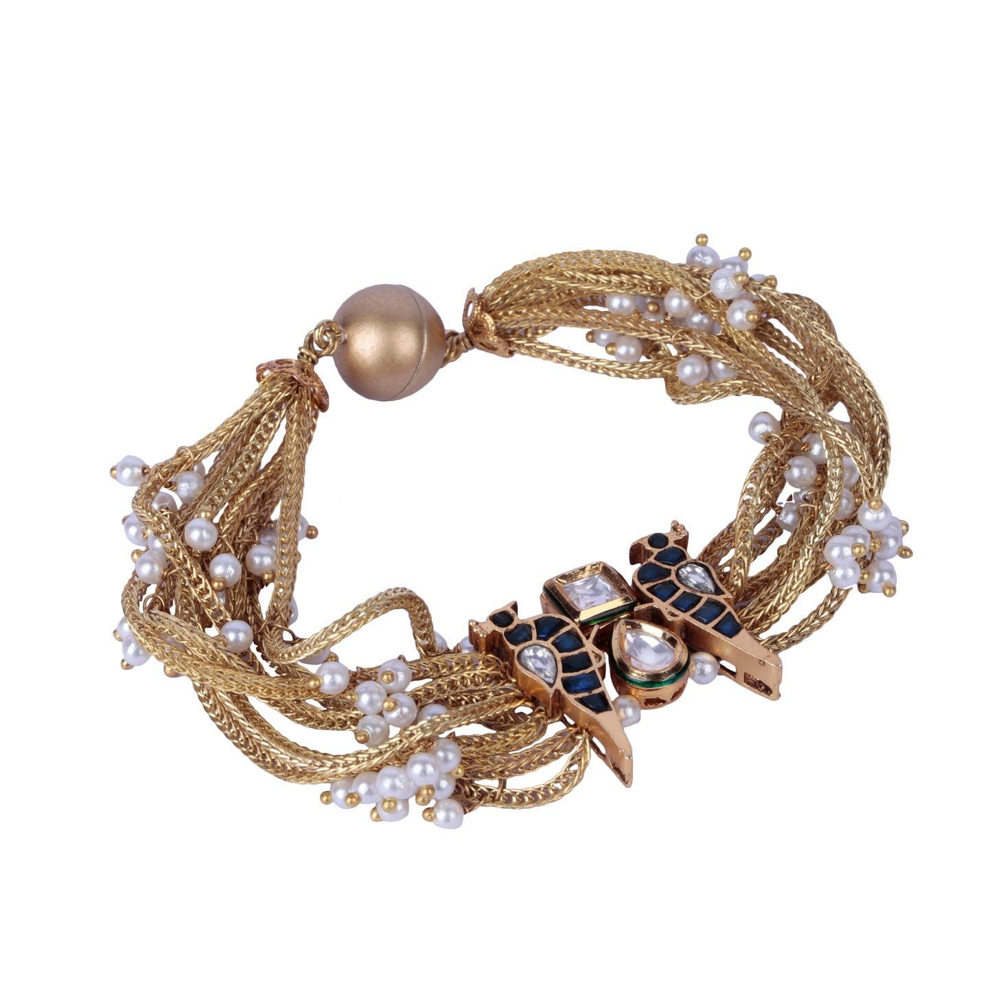 Moira Blue Bird Magnet Bracelet