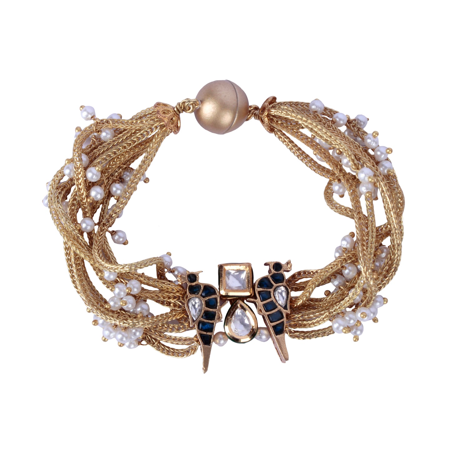 Moira Blue Bird Magnet Bracelet