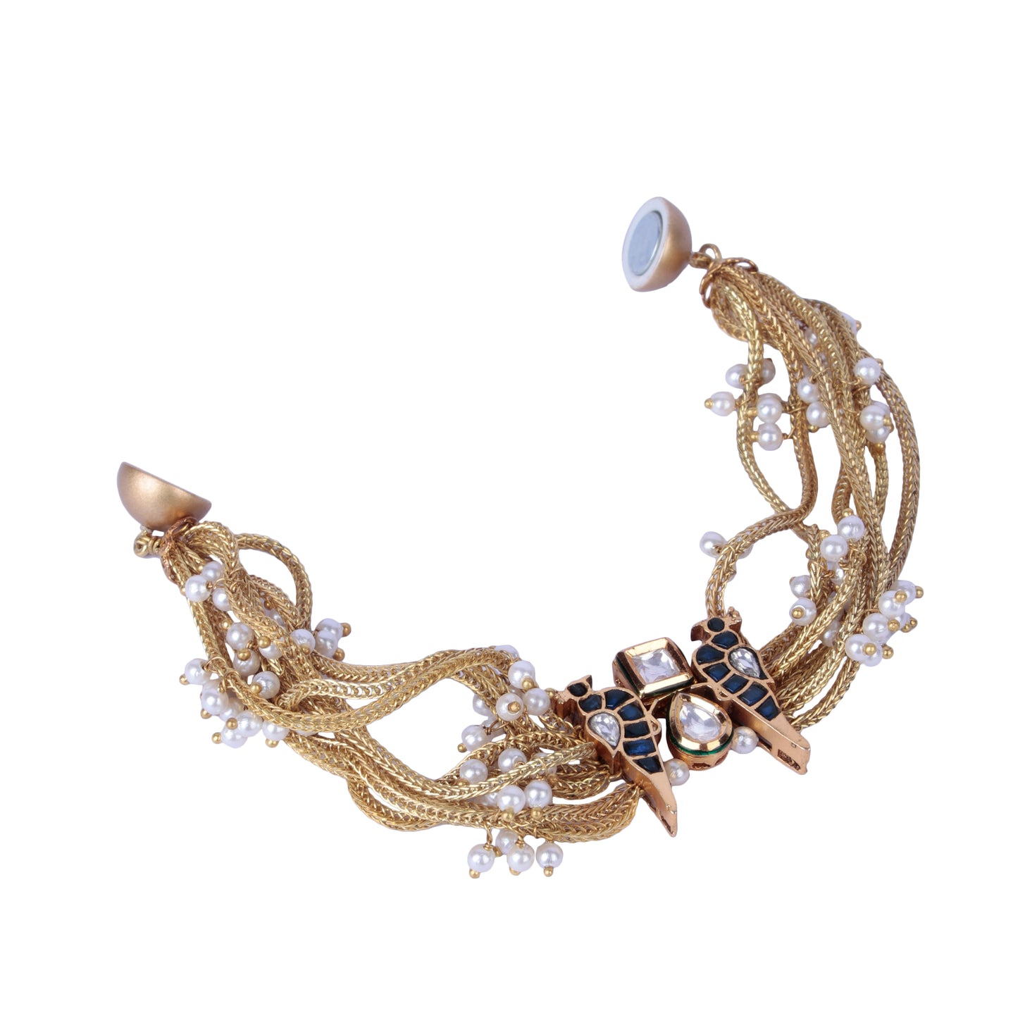 Moira Blue Bird Magnet Bracelet