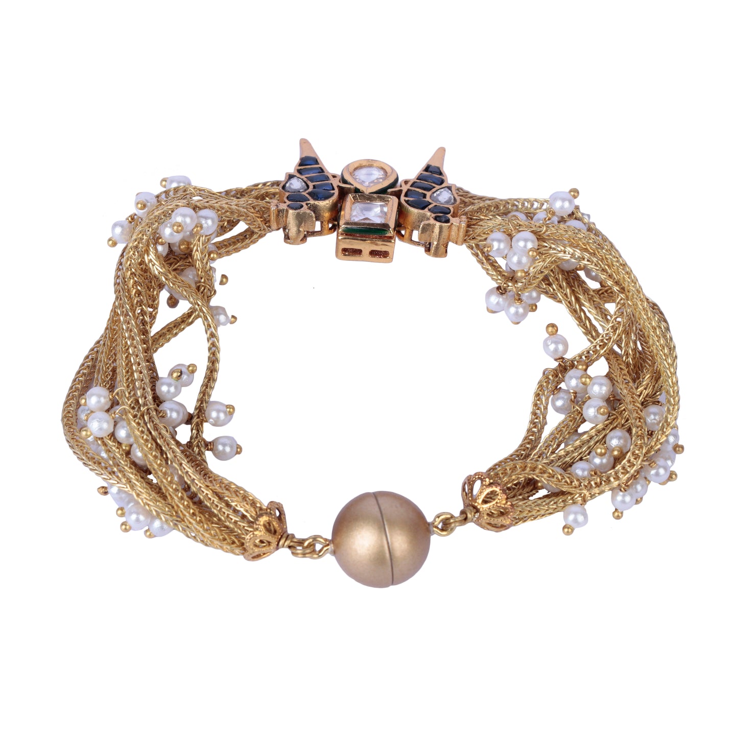 Moira Blue Bird Magnet Bracelet
