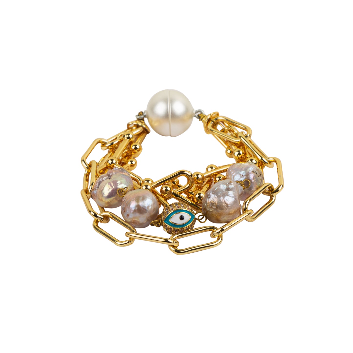 Link chain and baroque, evileye