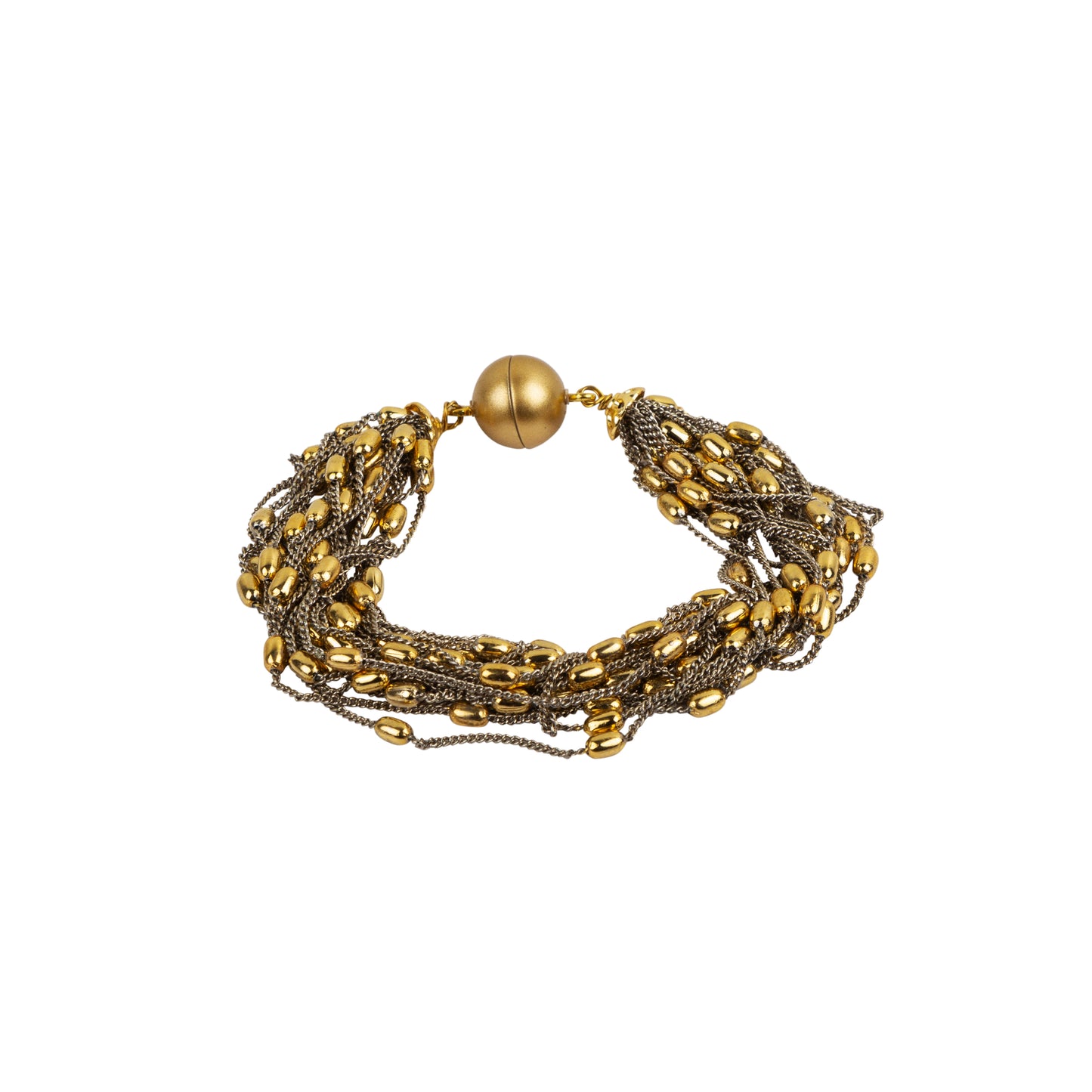 Silver golden chains