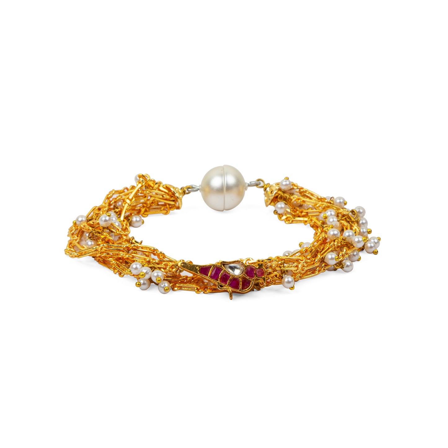 Motiya chain red bird