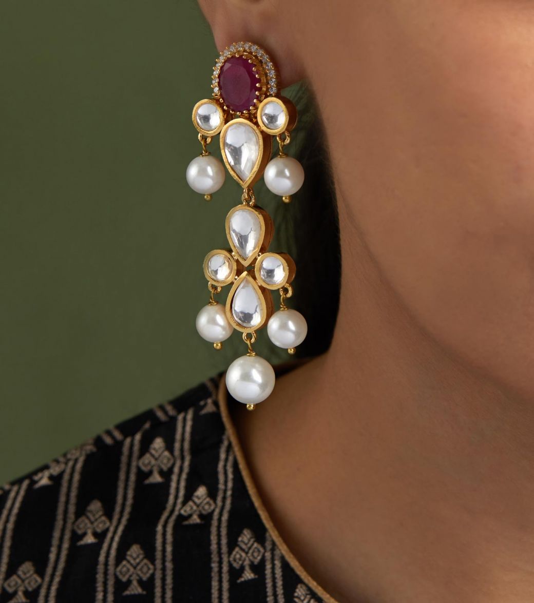 Polki Earrings