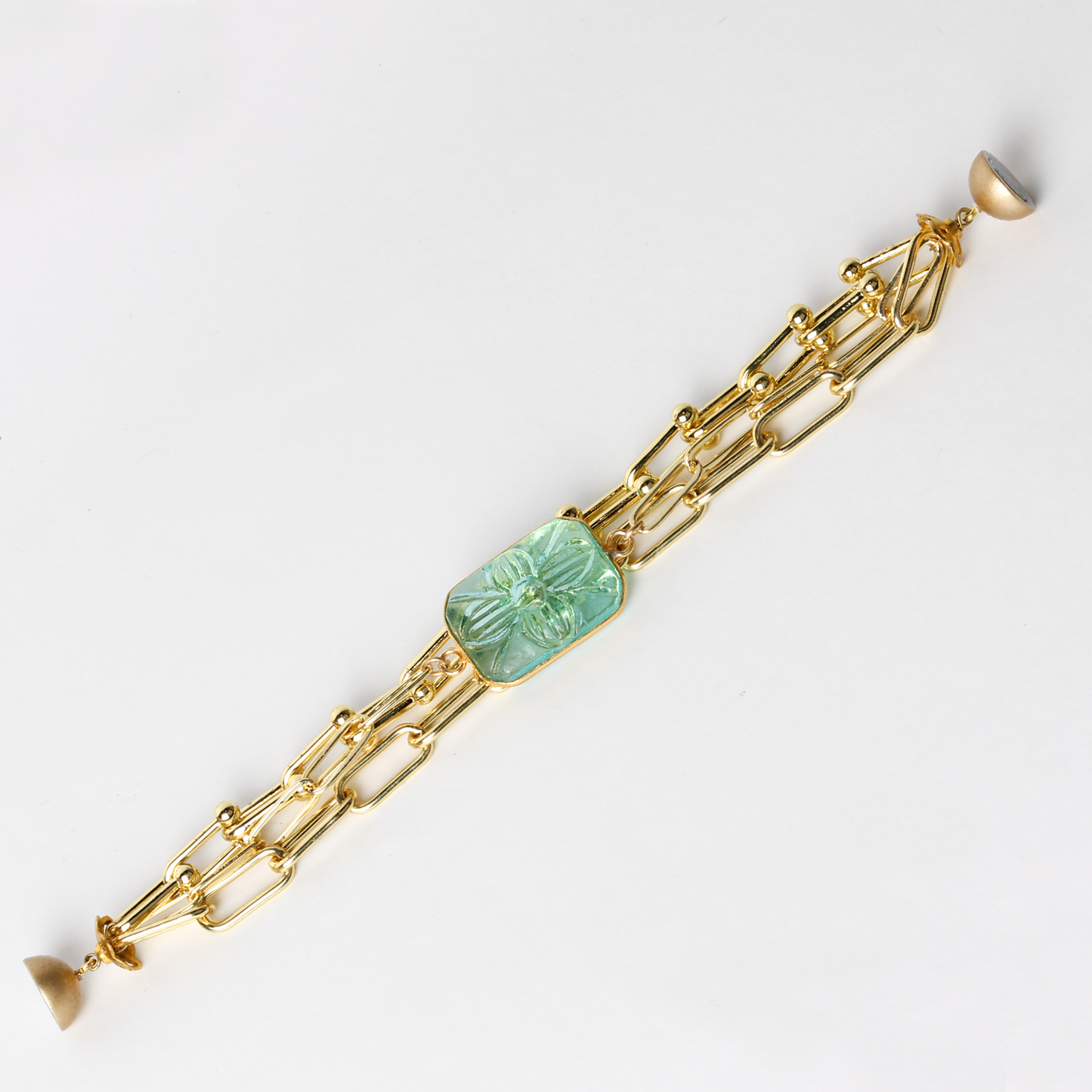 Blue Carving Magnet Bracelet (Copy)