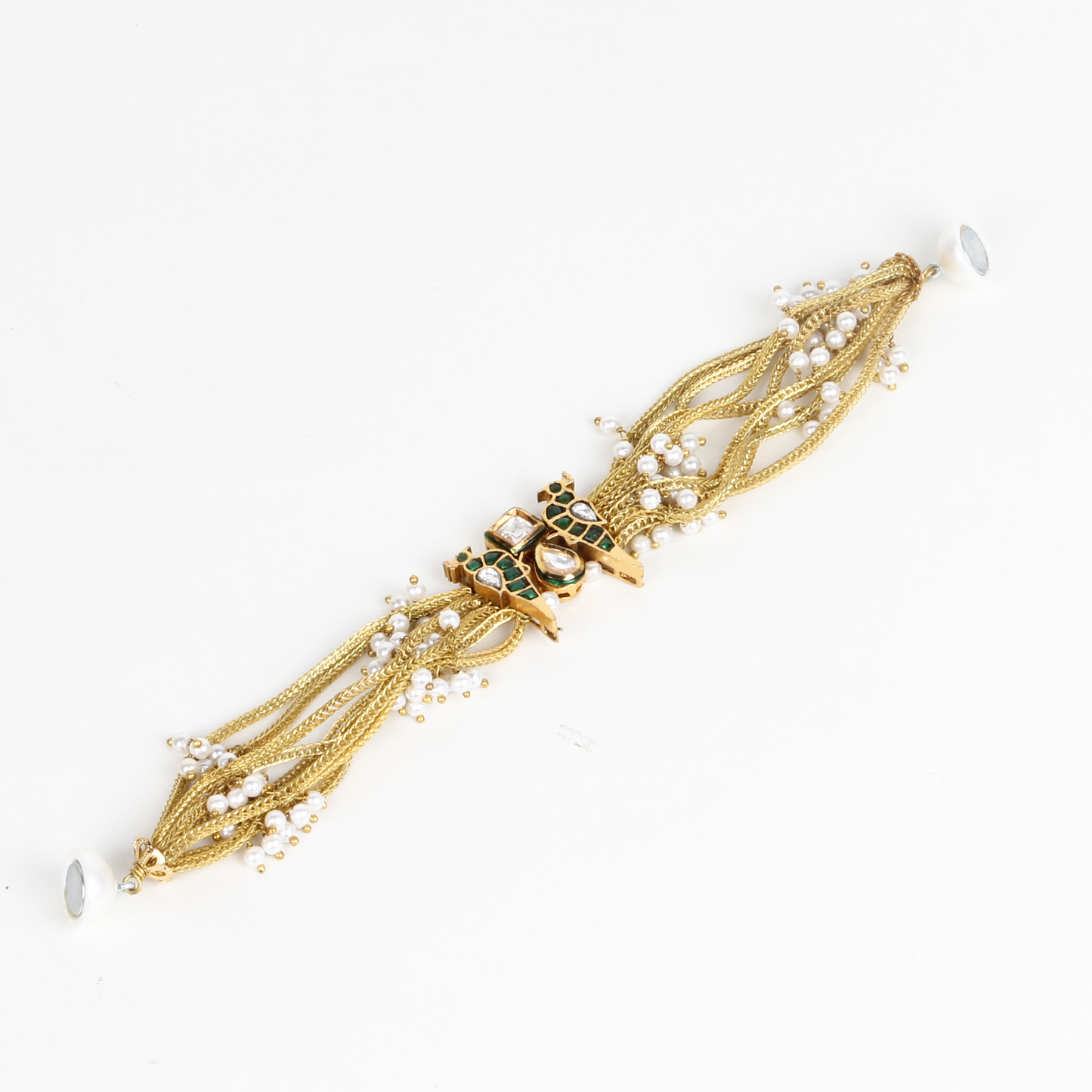 Moira Green Bird Magnet Bracelet