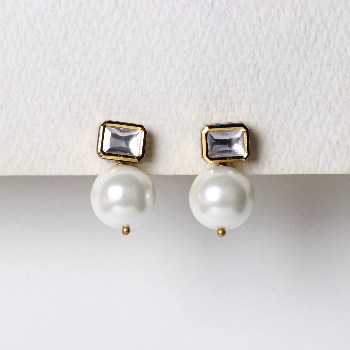 Kundan Pearl Earring