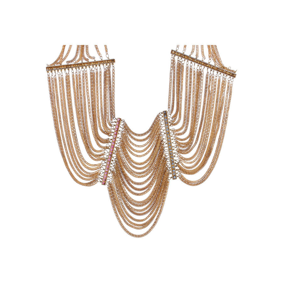Blingy Bib, Statement Necklace