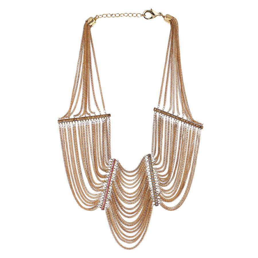 Blingy Bib, Statement Necklace
