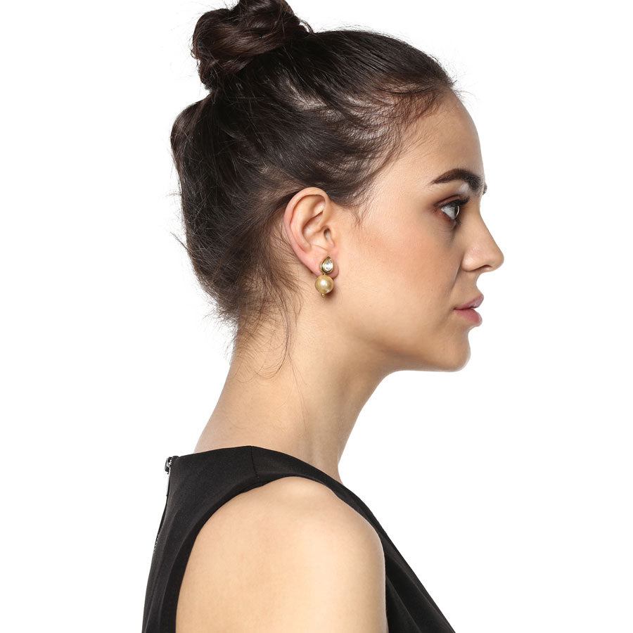 Audrey Gold Classic Studs