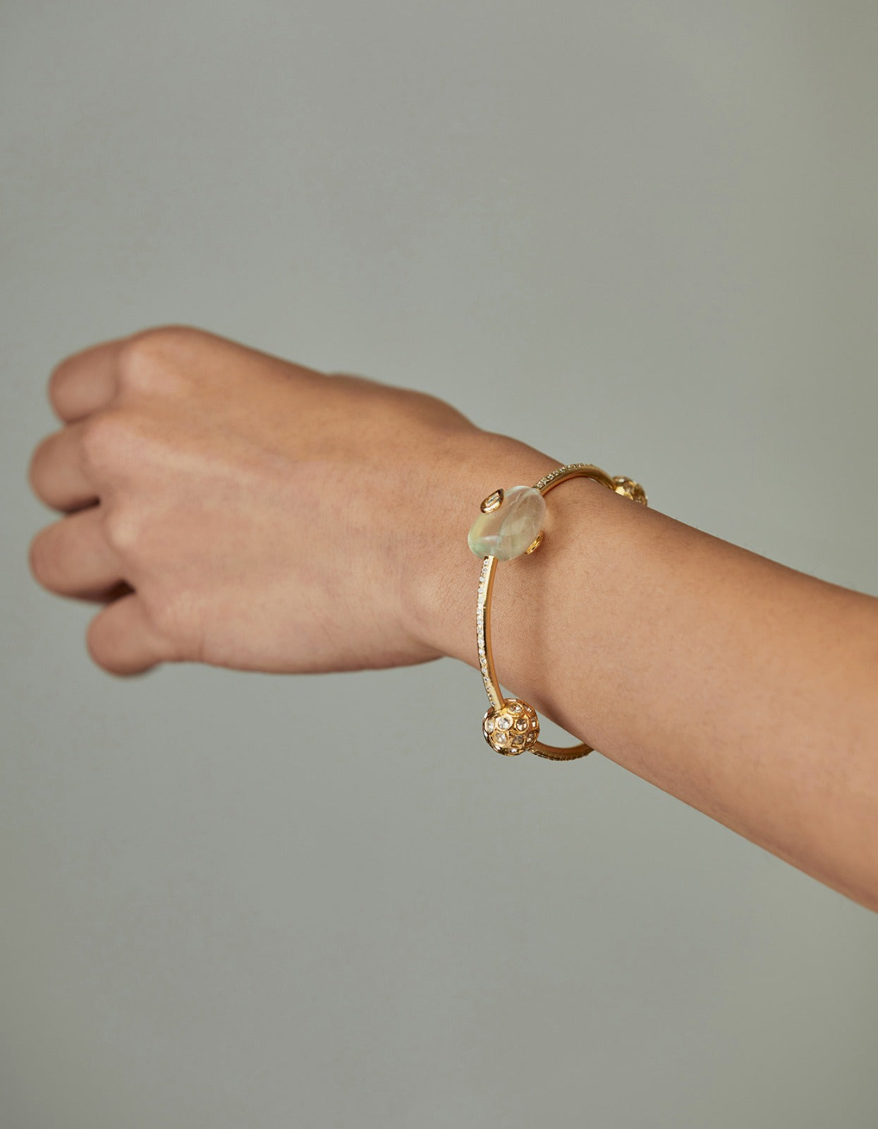 Flourite Pipe Bracelet