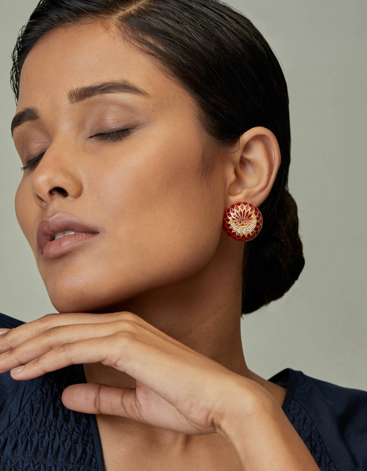Red Moon Studs
