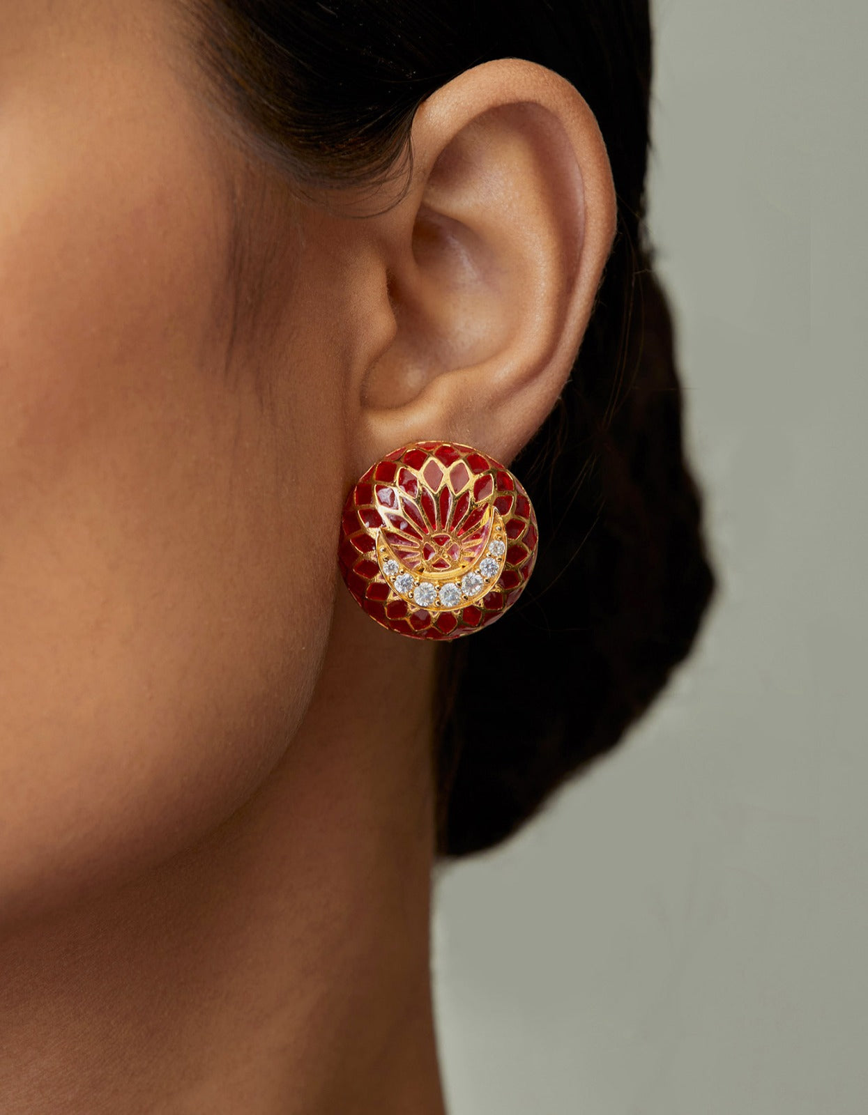 Red Moon Studs
