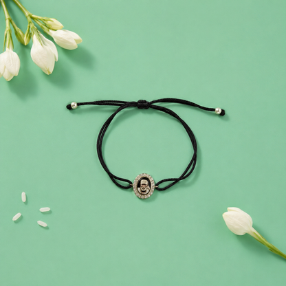 Sai Baba Silver Rakhi
