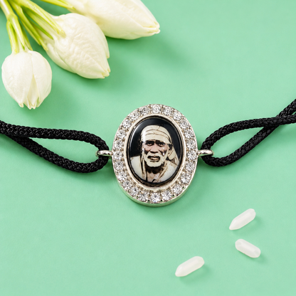 Sai Baba Silver Rakhi