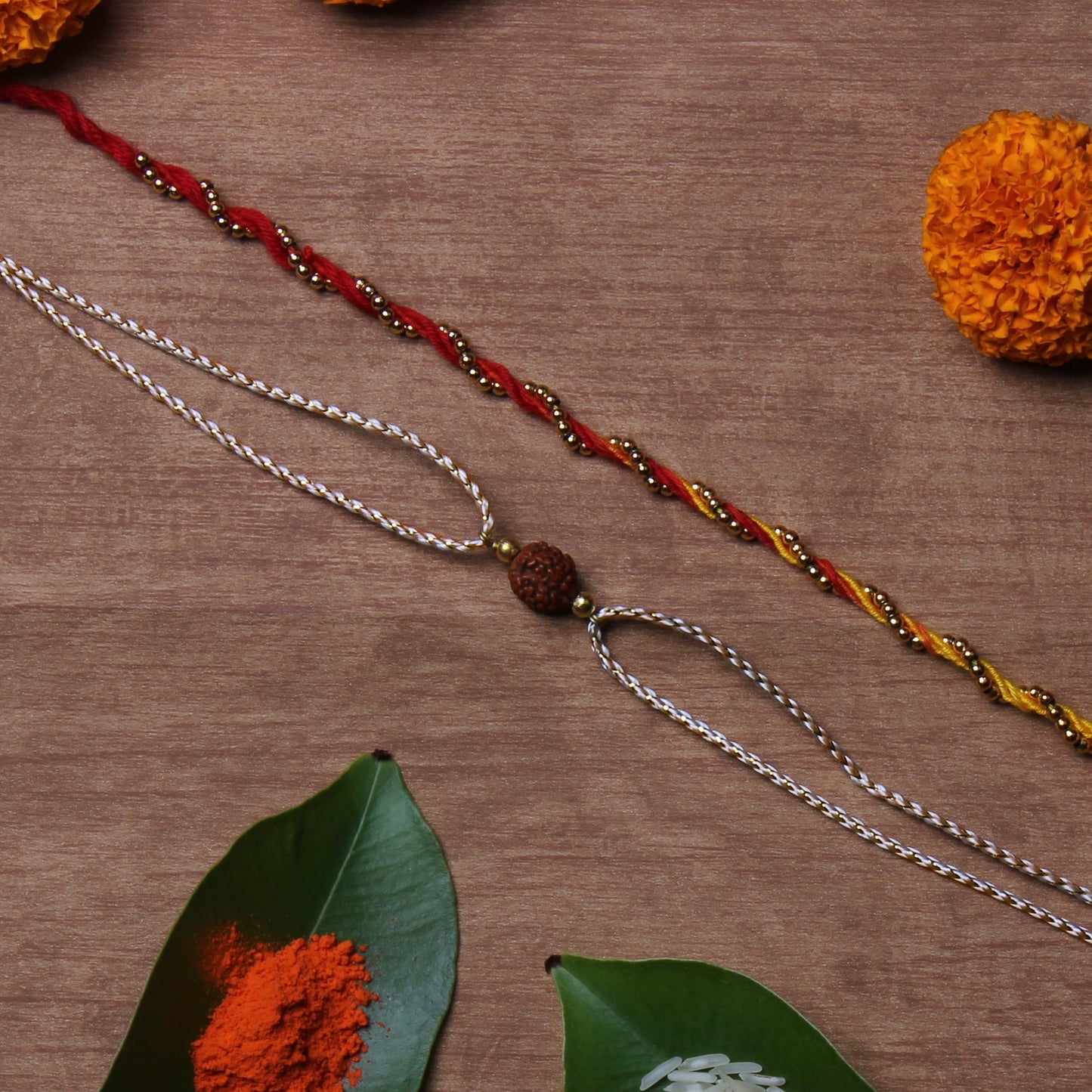 Rudraksh Rakhi & Moli Set