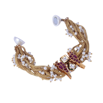 Moira Red Bird Magnet Bracelet