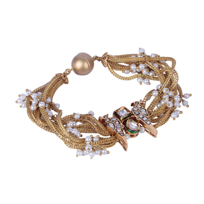 Moira White Bird Magnet Bracelet