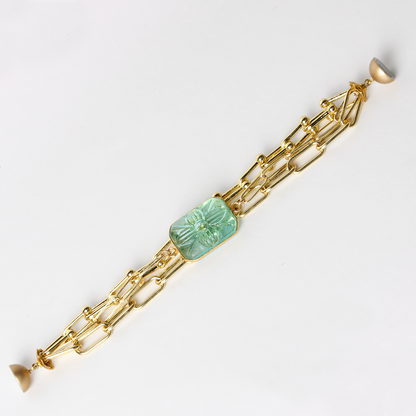 Blue Carving Magnet Bracelet (Copy)