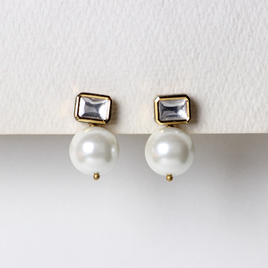 Kundan Pearl Earring