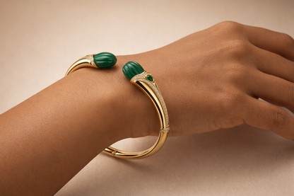 Emerald Golden Bangle Bangles